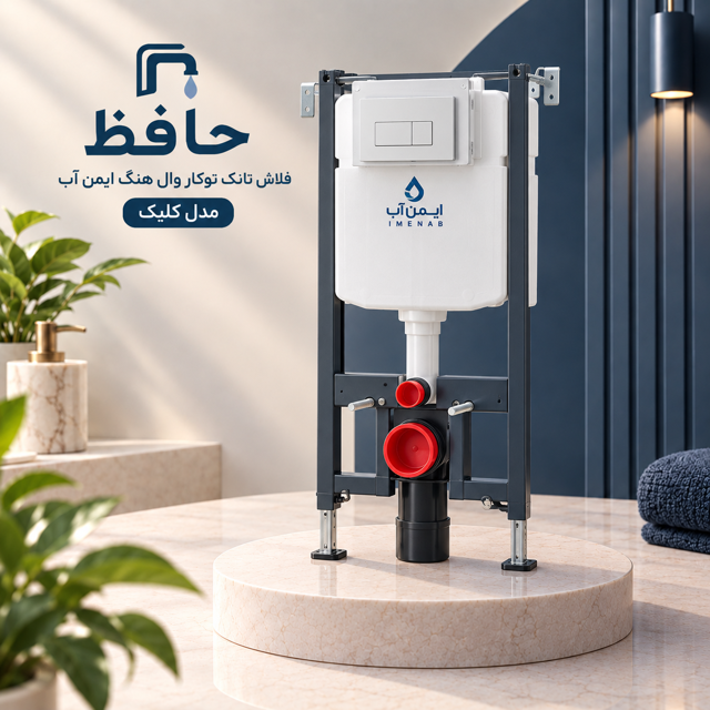 فلاش تانک توکار وال هنگ ایمن آب