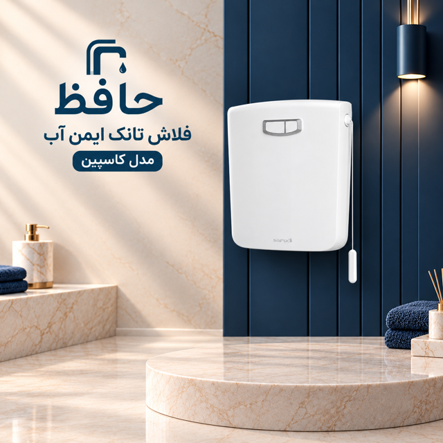 فلاش تانک ایمن آب مدل کاسپین